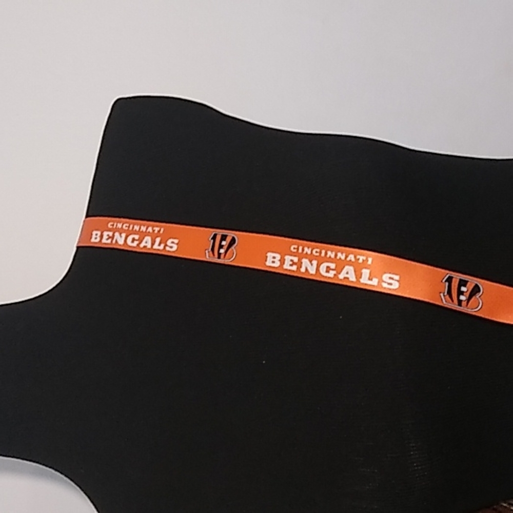HANDMADE Football Purse (CINCINNATI BENGALS) 🏈 - Picture 7 of 15
